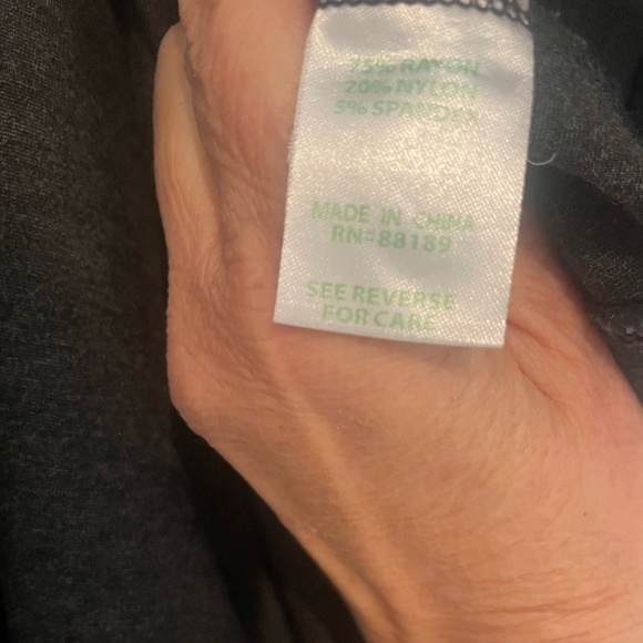 Lilly Pulitzer Ponte grey pull on stretch pants medium #42447 - Picture 5 of 8